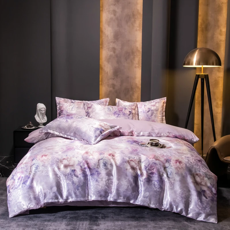 【品质保障】A类臻丝贡缎提花款四件套【三总】