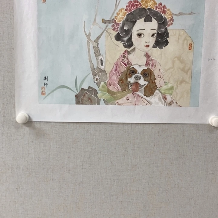 国画亲笔手绘原创