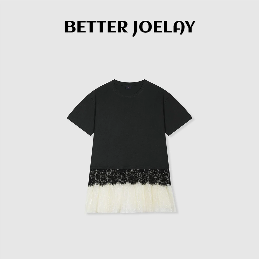 BETTER JOELAY-【尘封胶卷】时尚可爱百搭简约短袖T恤休闲风KH3193