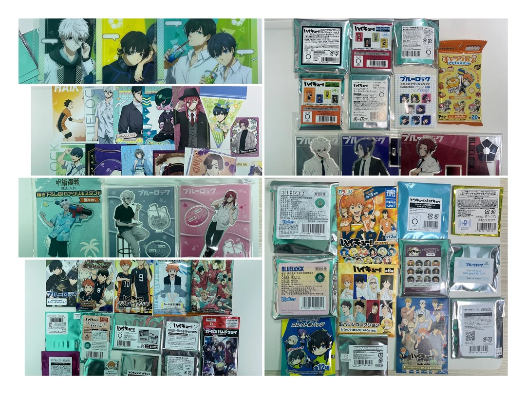 【日谷】蓝锁排球咒术文豪哭泣少女日谷大乱斗徽章立牌（代拆不退换