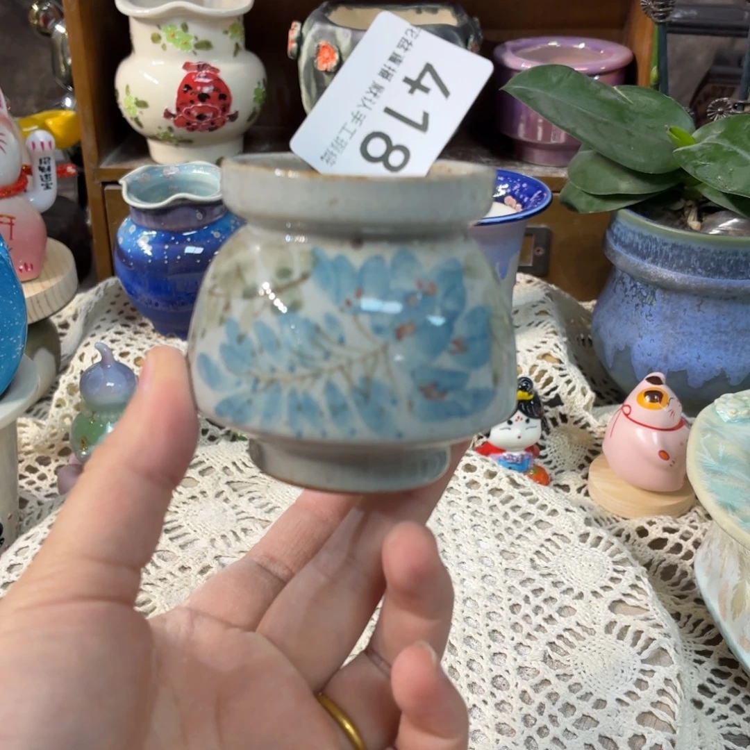 景德镇陶瓷花盆艺术微瑕