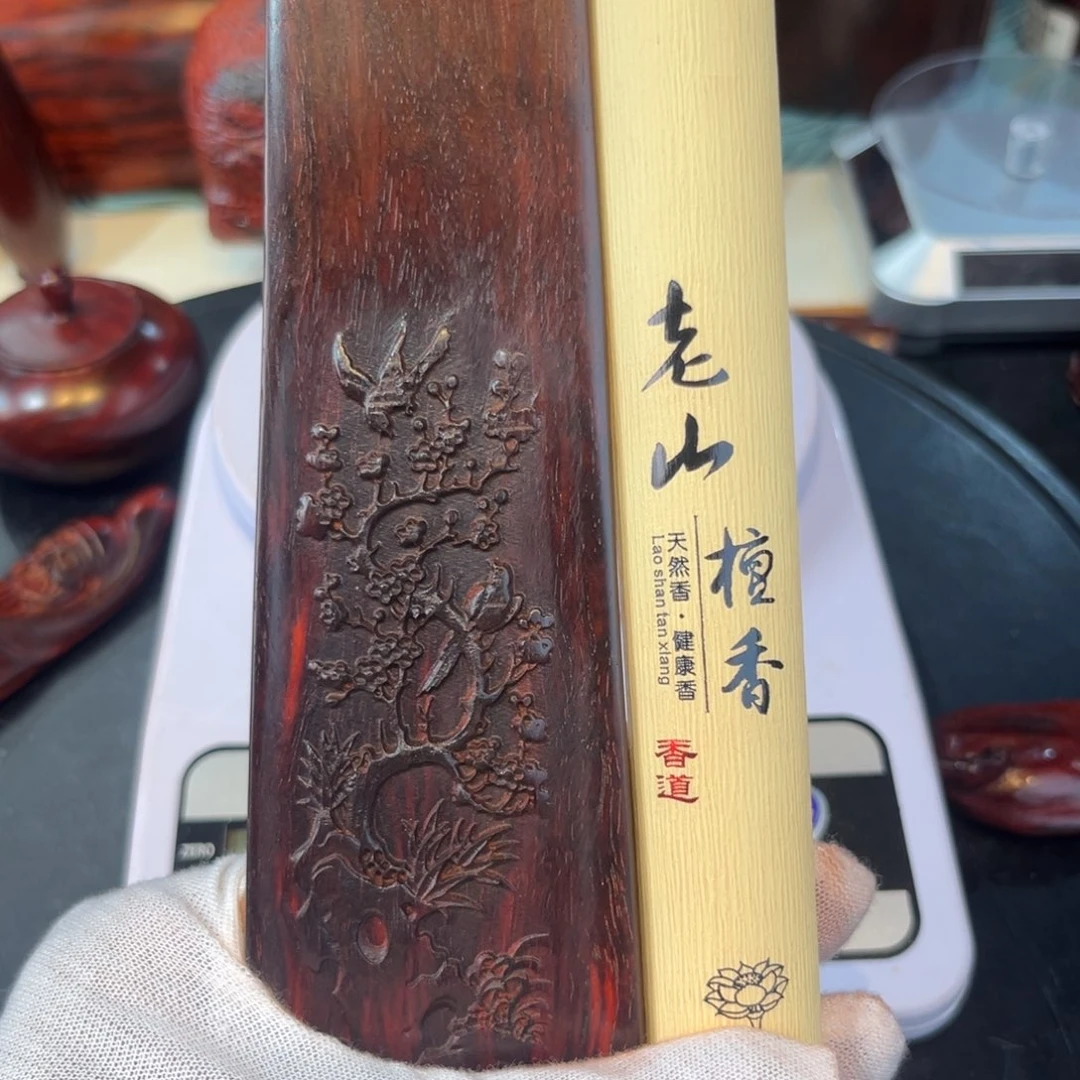 印度小叶紫檀手把件