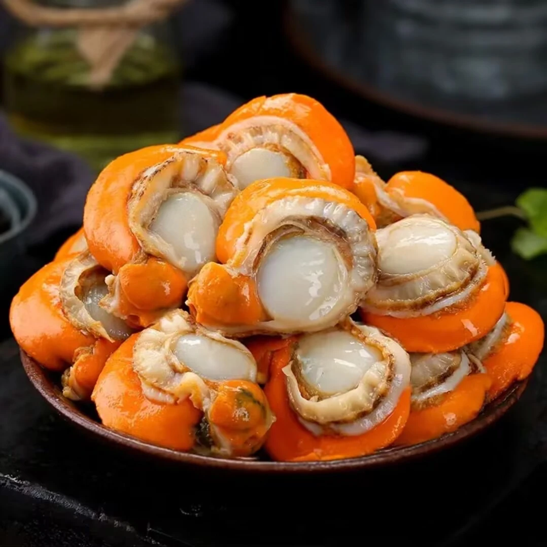 【5斤装 大份量】现剥扇贝肉 500克/包*5包 带黄带膏 蒜蓉粉丝爆炒