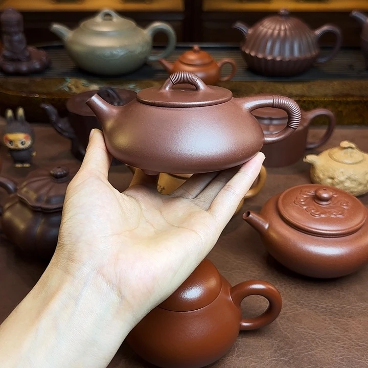 茶壶紫砂线瓢，底槽清