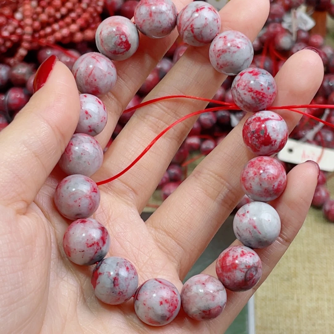 天然辰砂天然原石手串