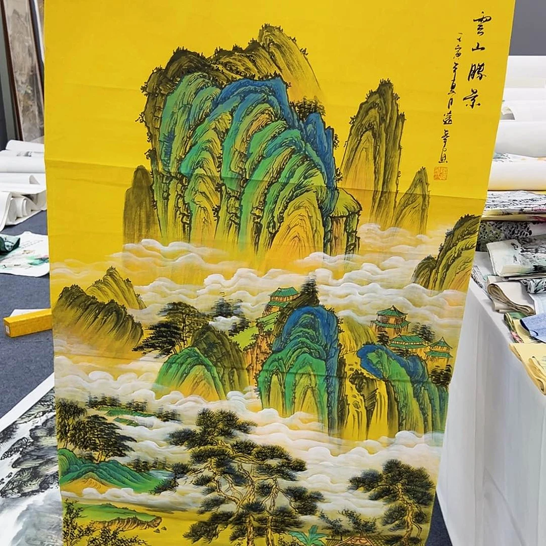 国画事事顺心如意万事如意万事