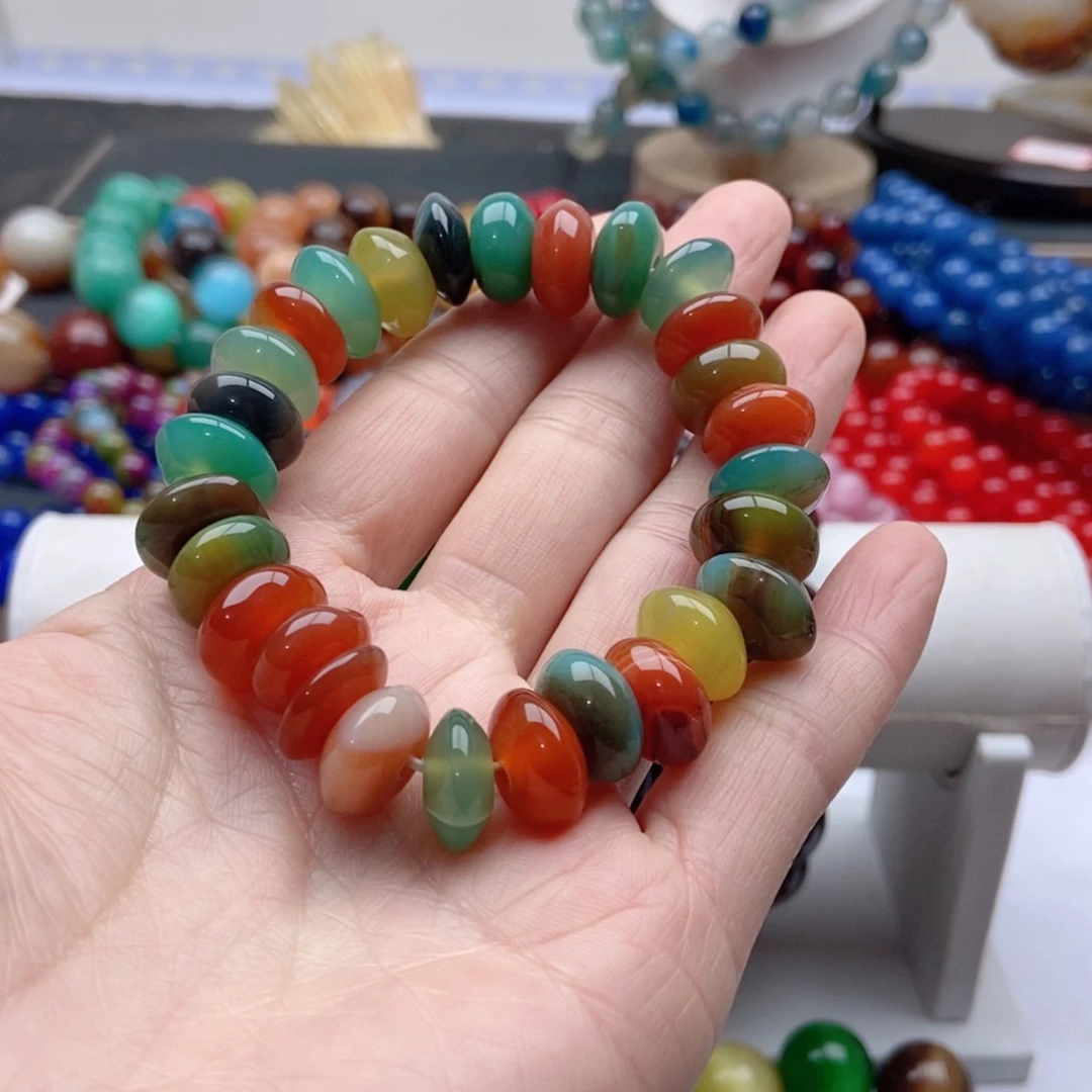 【闪购商品】玛瑙/玉髓手链未镶嵌没****?