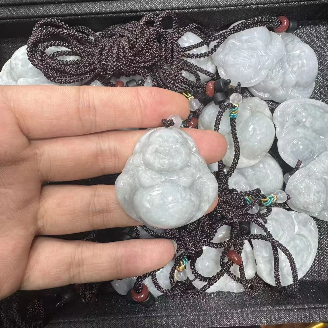 天然A货翡翠佛公吊坠-f020-多样性发一