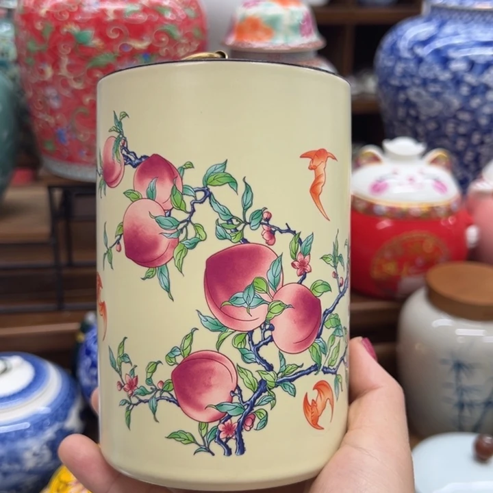 瓷片茶叶罐茶叶罐