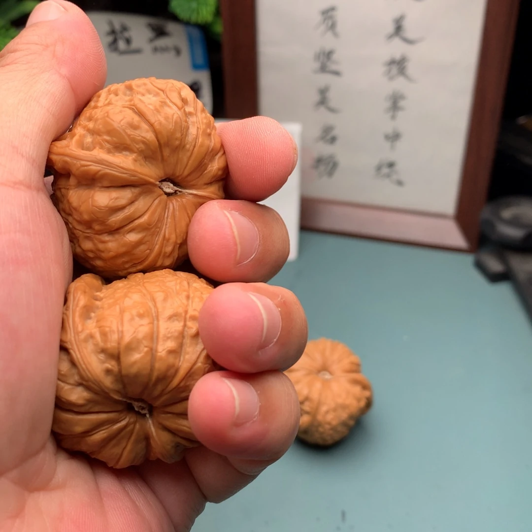 把件文玩核桃修南瓜4243
