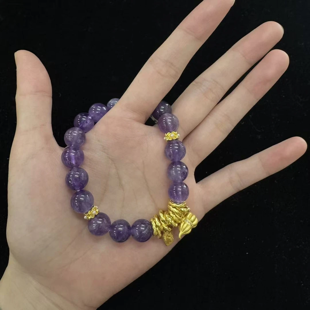 【闪购商品】合金水晶手链 盛顺斋文玩手串单圈1【无礼盒】@@YS2015