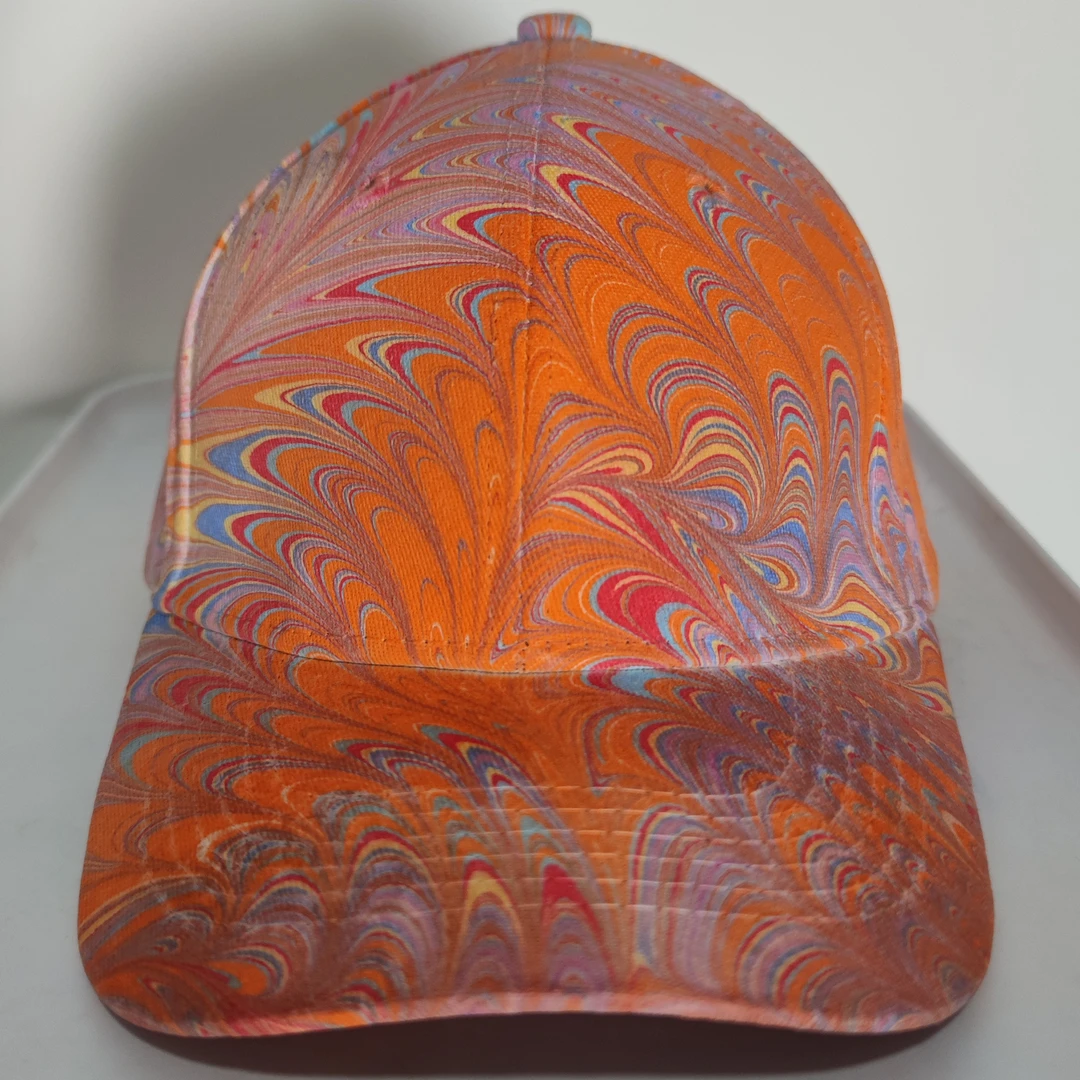 水拓工艺暖色系棒球帽时尚休闲