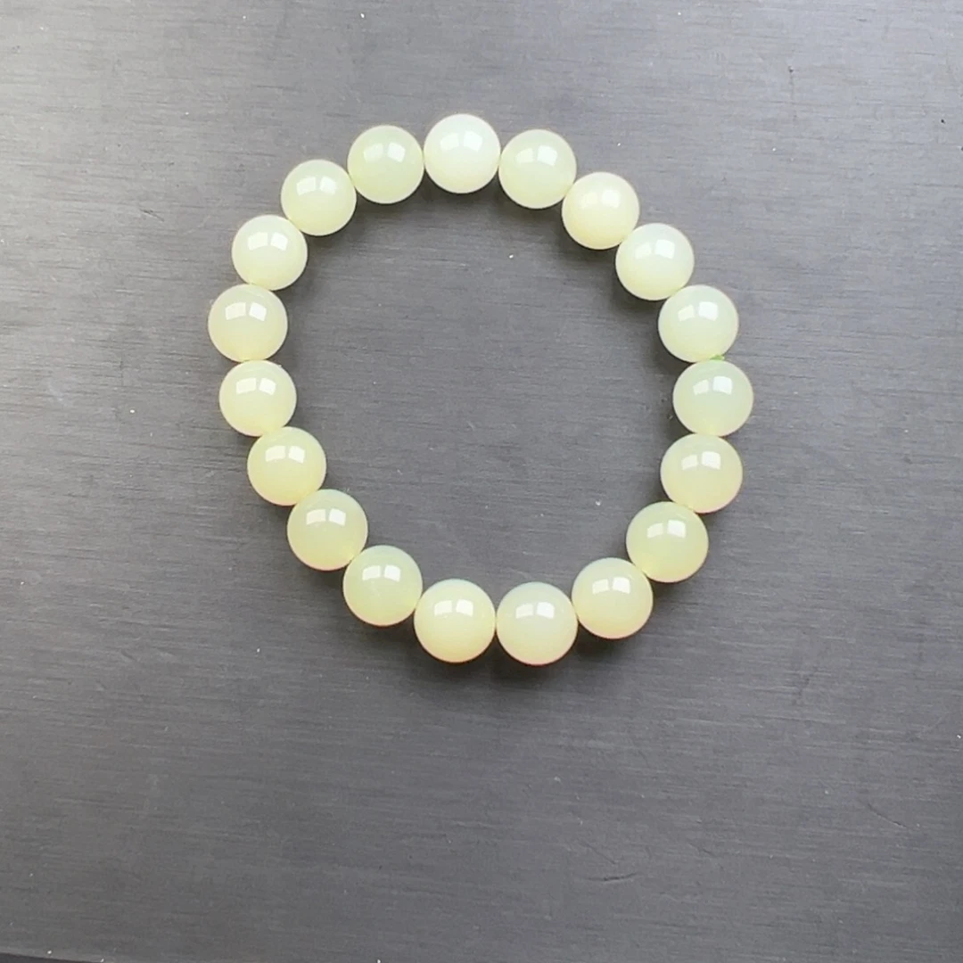 石英质玉（黄龙玉）未镶嵌手串