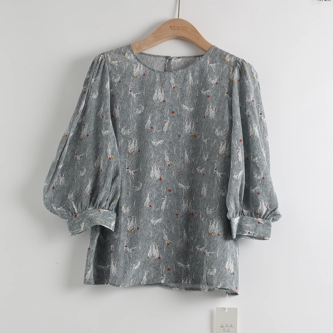 新款桑蚕丝衬衫 GSC-S1021