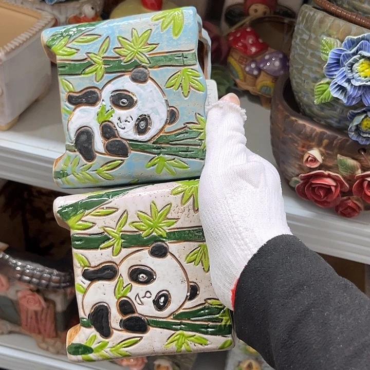 粗陶材质多肉花盆