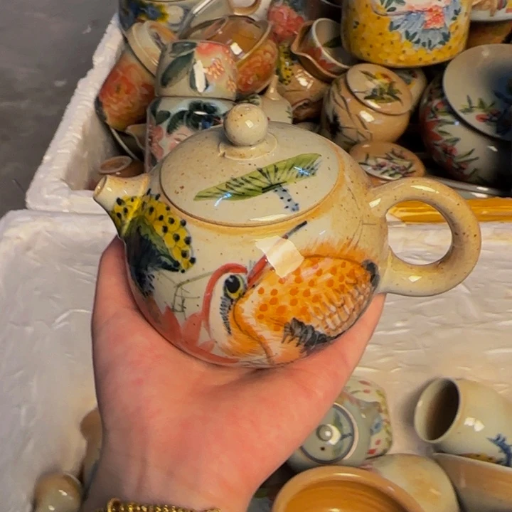 瓷片景德镇陶瓷手工手绘