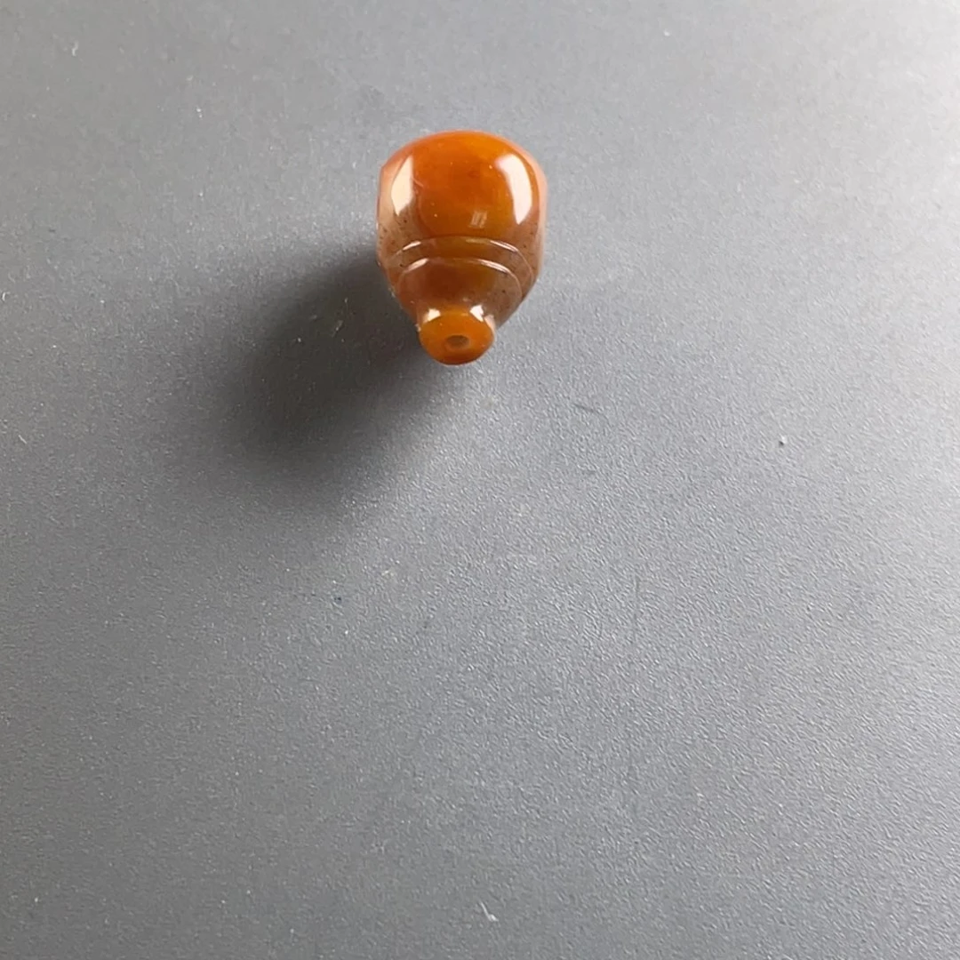 南红玛瑙未镶嵌保山蒲漂天然原矿鸡油黄三通配饰