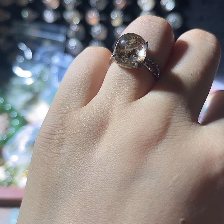 和田玉银S925镶嵌耳饰