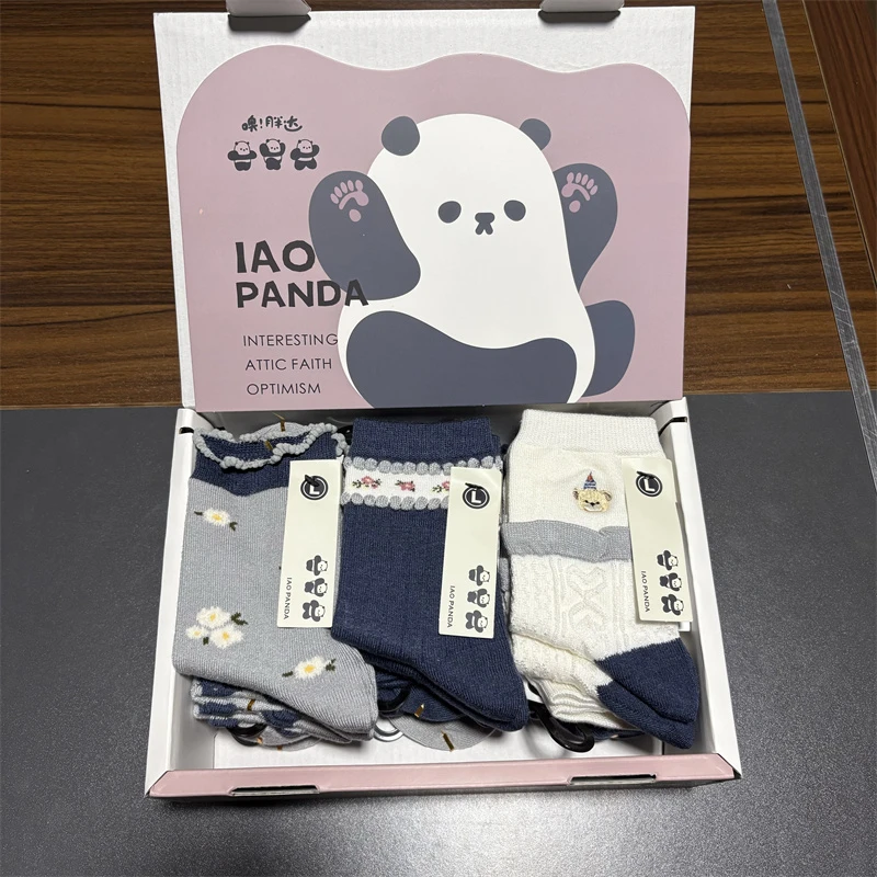 儿童中筒袜男童女童盒装秋冬袜舒适儿童袜