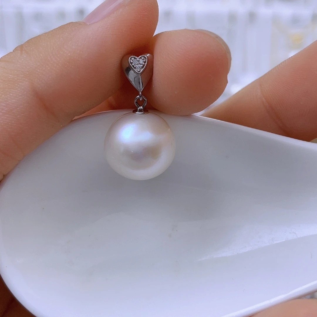 吊坠(赠链)银S925镶嵌淡水珍珠