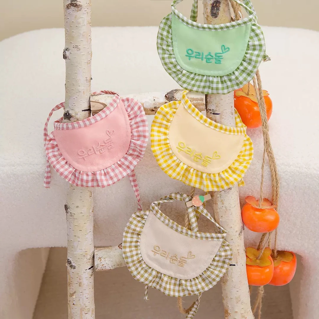 宠物围脖狗狗围兜可爱蕾丝围领装饰口水巾拍照脖圈围嘴