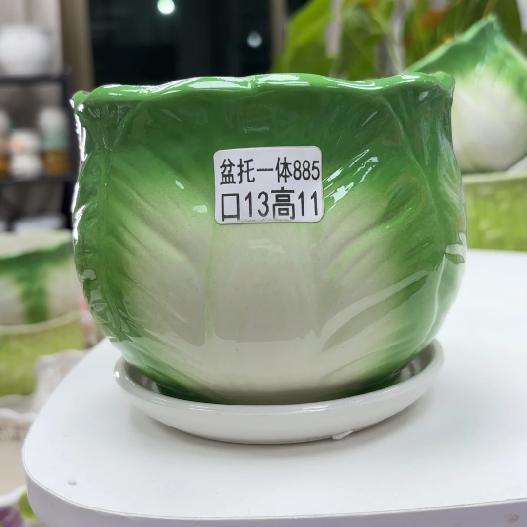 @夏西陶瓷花盆@@5885