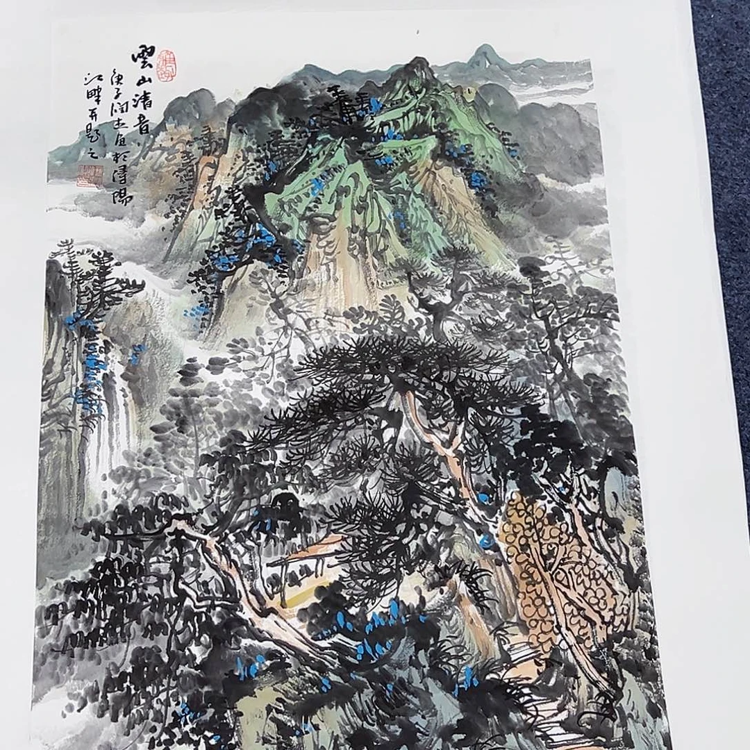 国画事事顺心如意万事如意万事
