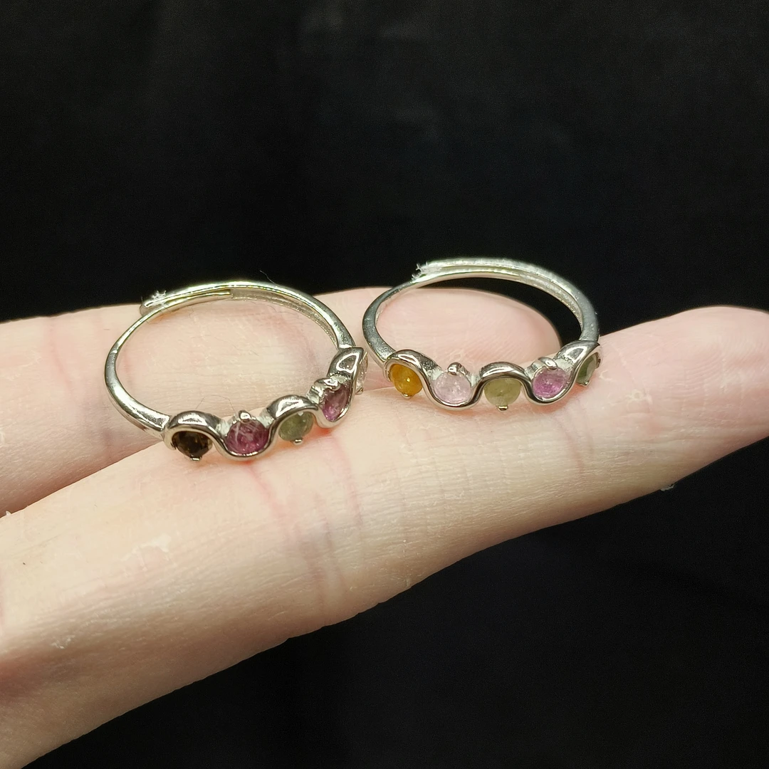 【老涂精选】碧玺戒指Y8【多样性发其一】活口可调节