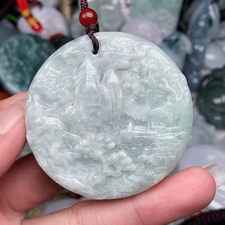 颈饰未镶嵌翡翠翡翠