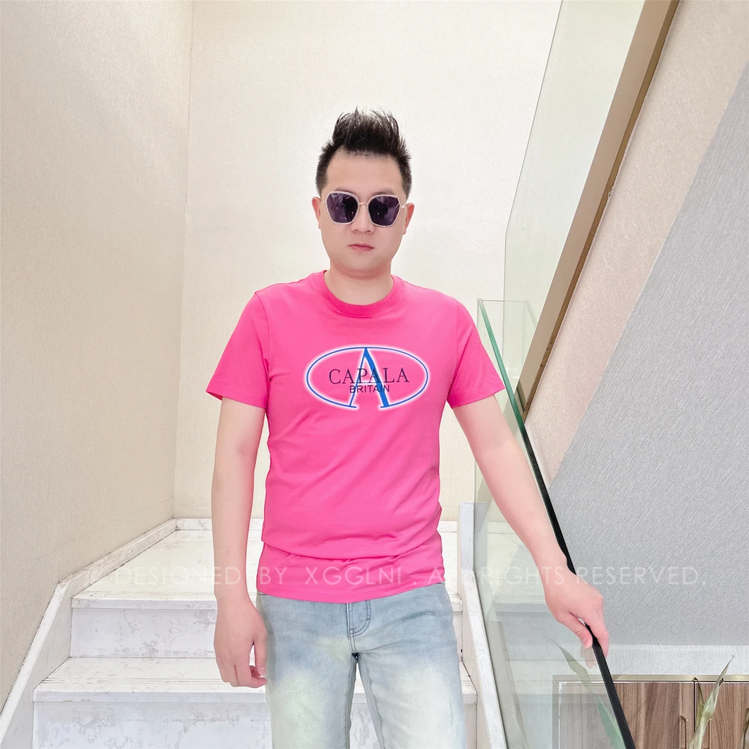 夏季款CPL圈中有一个大A男士品质高端奢品洋气上档次潮牌短袖t恤