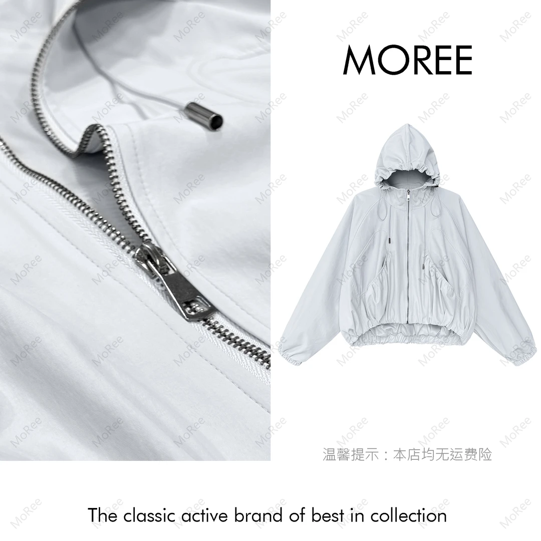 【MOREE】Modèle d’automne小众连帽重工设计感外套-0719