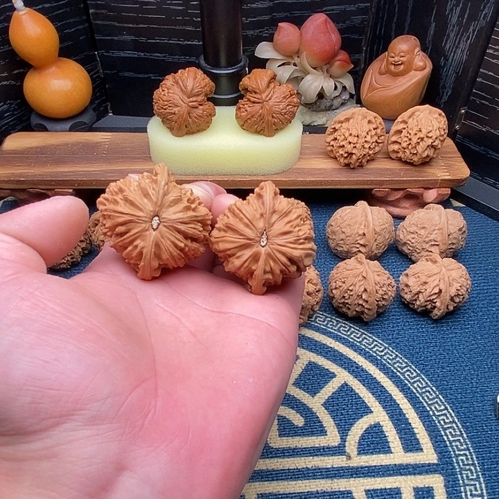 吊坠文玩核桃磨盘43尺