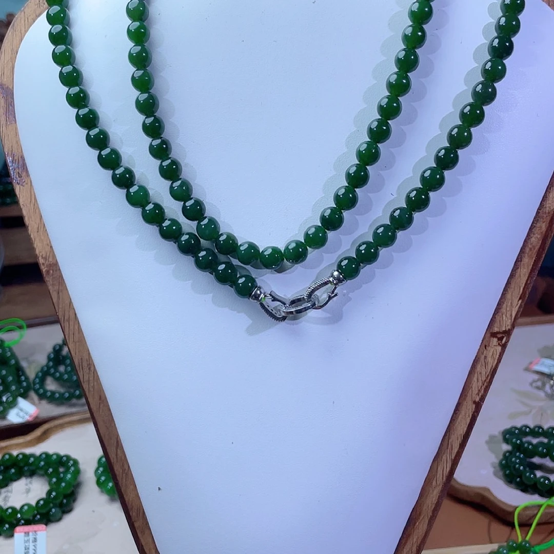 和田玉（碧玉）未镶嵌颈饰8