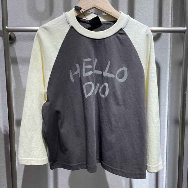 339儿童休闲拼色T恤