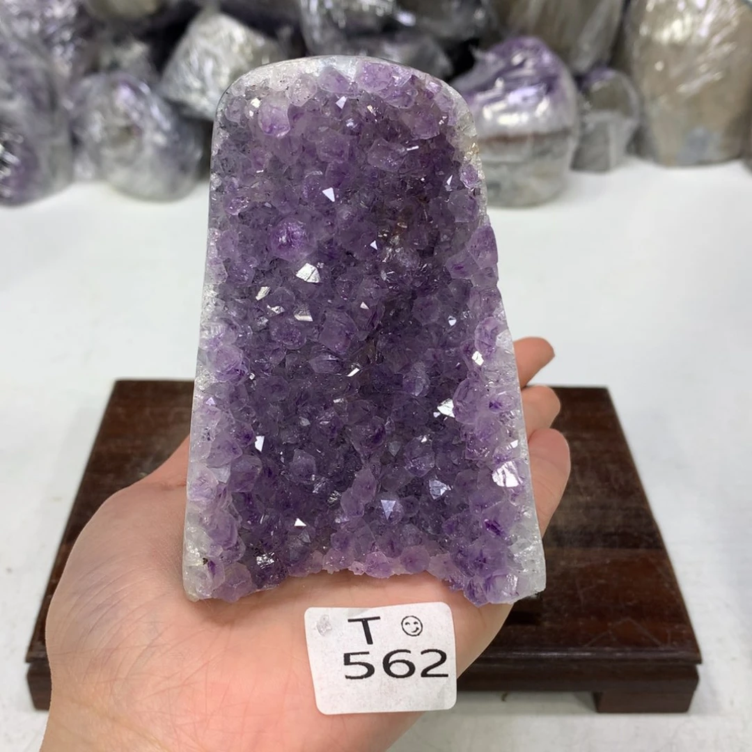 紫晶摆件未镶嵌水晶