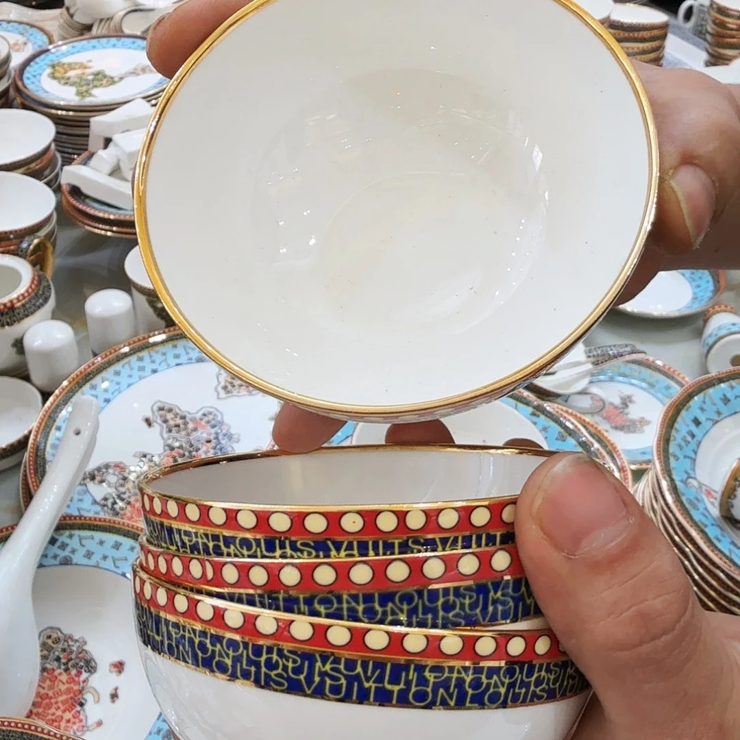 瓷片骨瓷餐具陶瓷高温工厂清