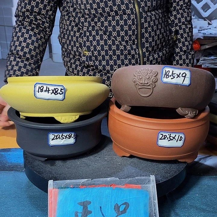 紫砂花盆紫砂花盆