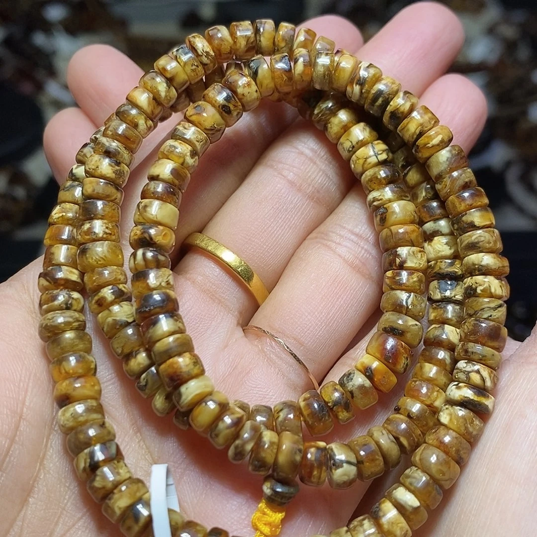 琥珀未镶嵌裸石  福利 直切蜜蜡6mm+
