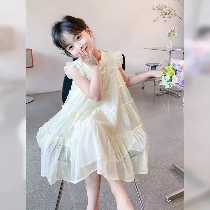 糖玉品牌高货女童连衣裙【白月光】