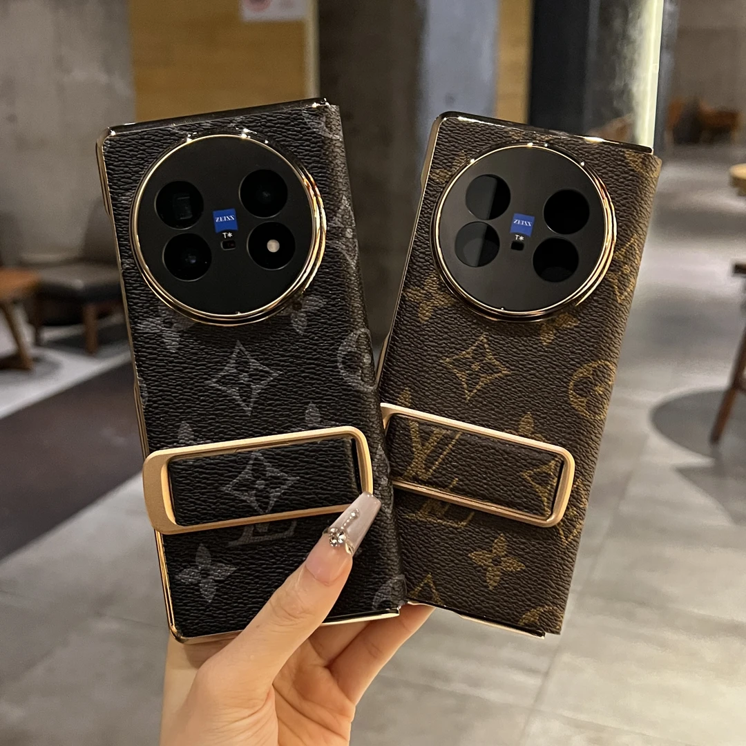 适用vivoXFold5手机壳支架腕带xfold5翻盖磁吸视窗皮套全包防摔壳