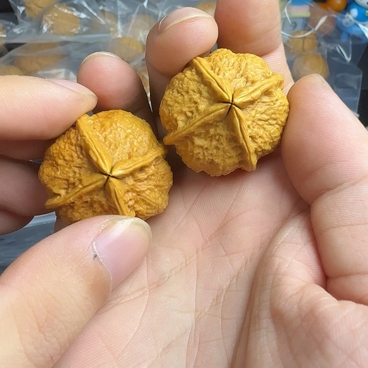 ****幸把件文玩核桃小四喜33尺