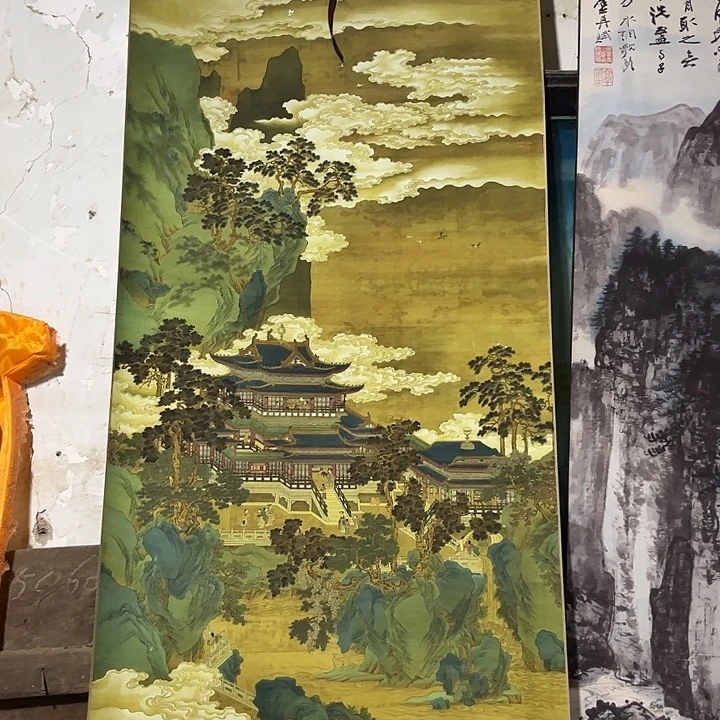 琉璃手工艺品闪购商品老房子的