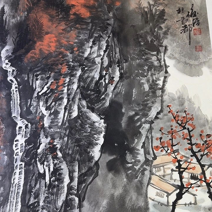 国画吕俊成国画作品原作