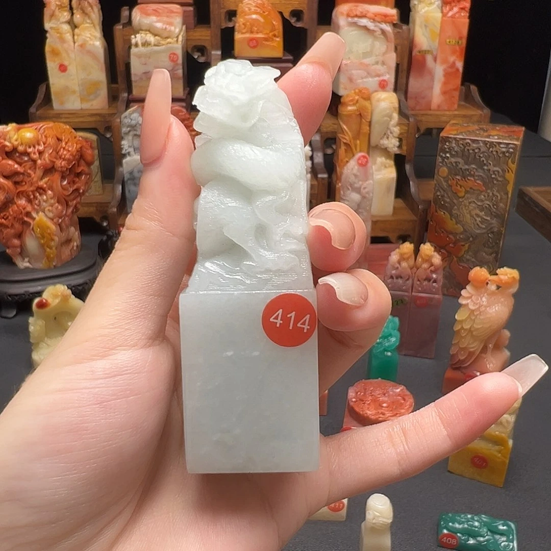 昌化石印石甜*手工制作