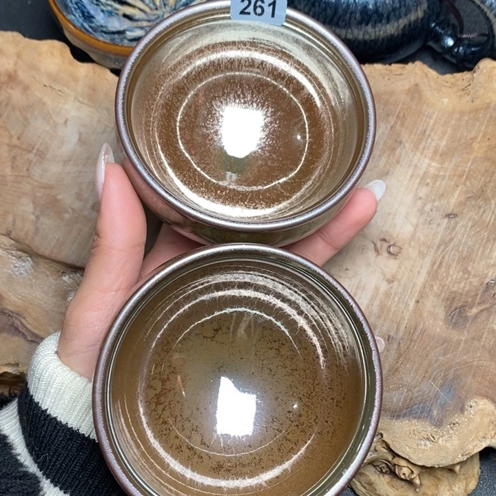 茶盏建窑建盏主人杯261微瑕