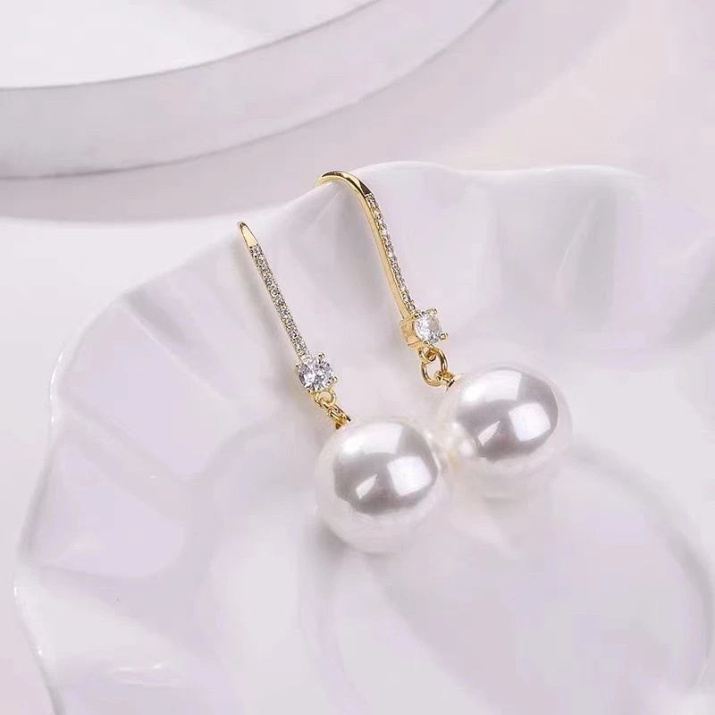 铜合金耳饰 气质轻奢时尚百搭个性精致小众耳饰LY0008