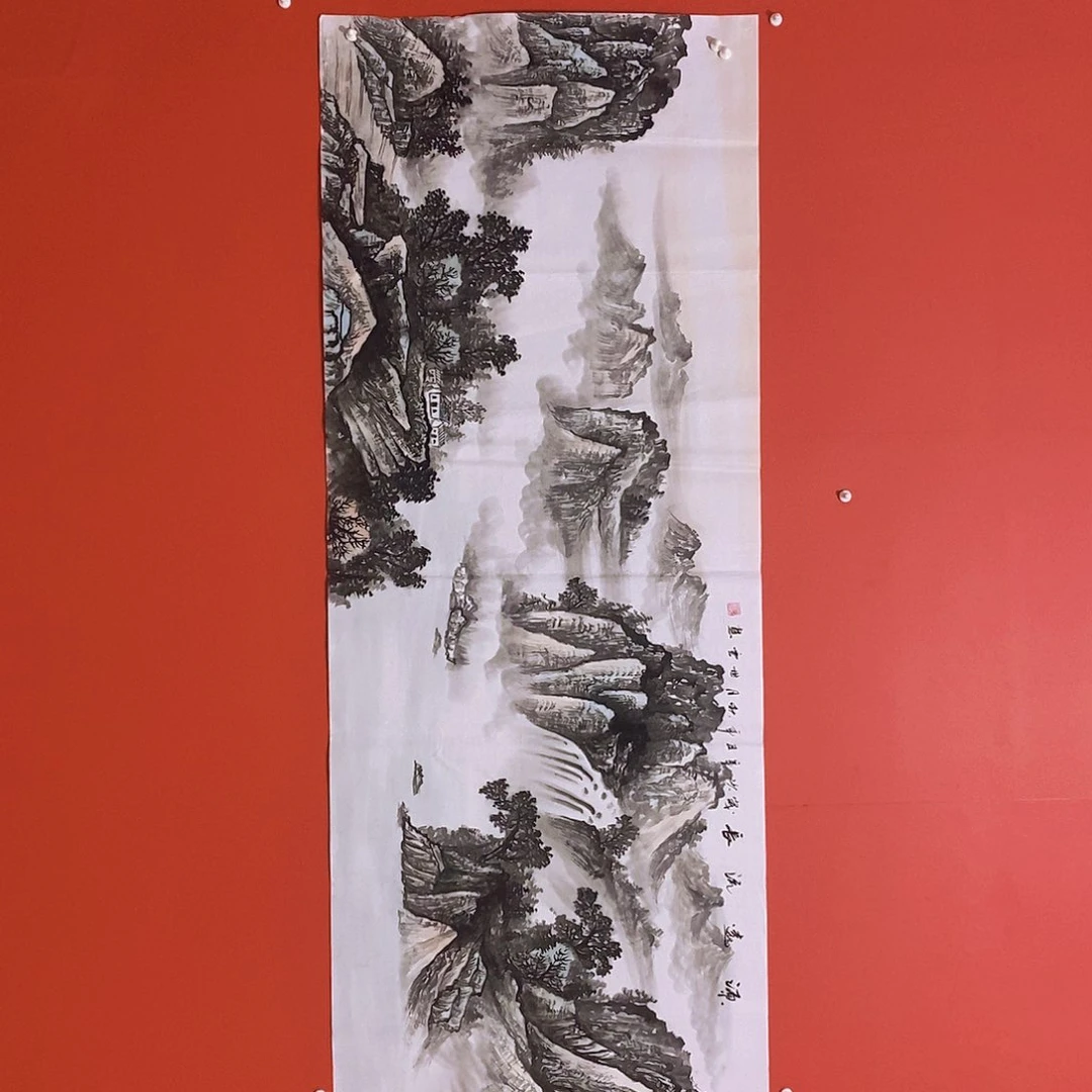 国画山水花鸟国画作品