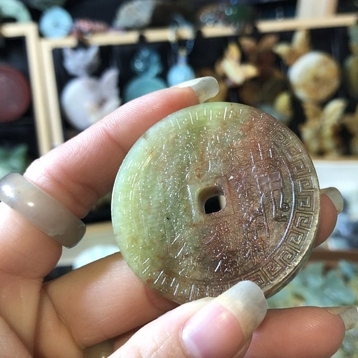 岫玉未镶嵌岫玉挂件