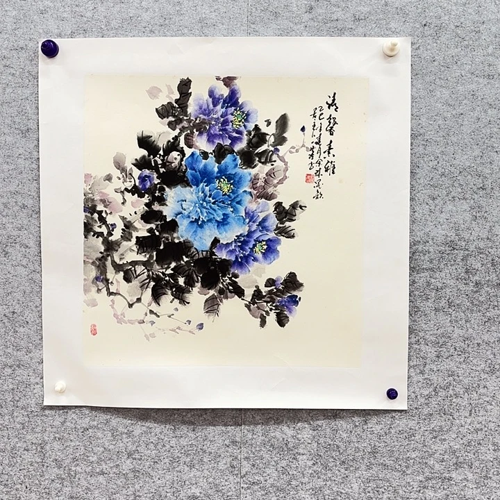 国画花鸟等多种鸟类的