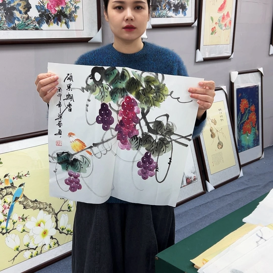 国画宣纸纯手绘国画大放漏！